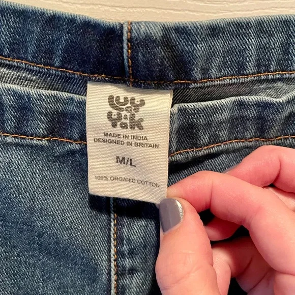 Lucy & Yak Classic Blue Women's Overalls - Picture 5 of 8